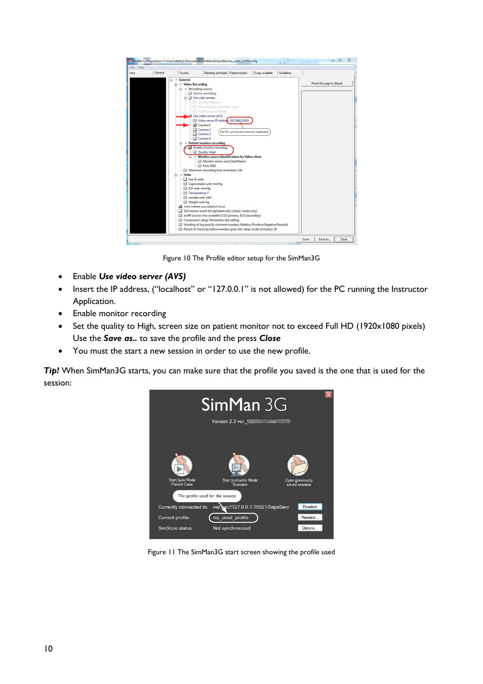 Laerdal SimView User Manual | Page 10 / 48
