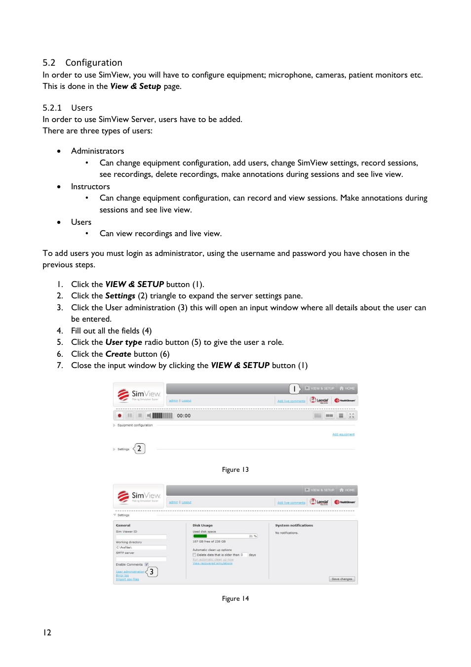 Configuration | Laerdal SimView User Manual | Page 12 / 48
