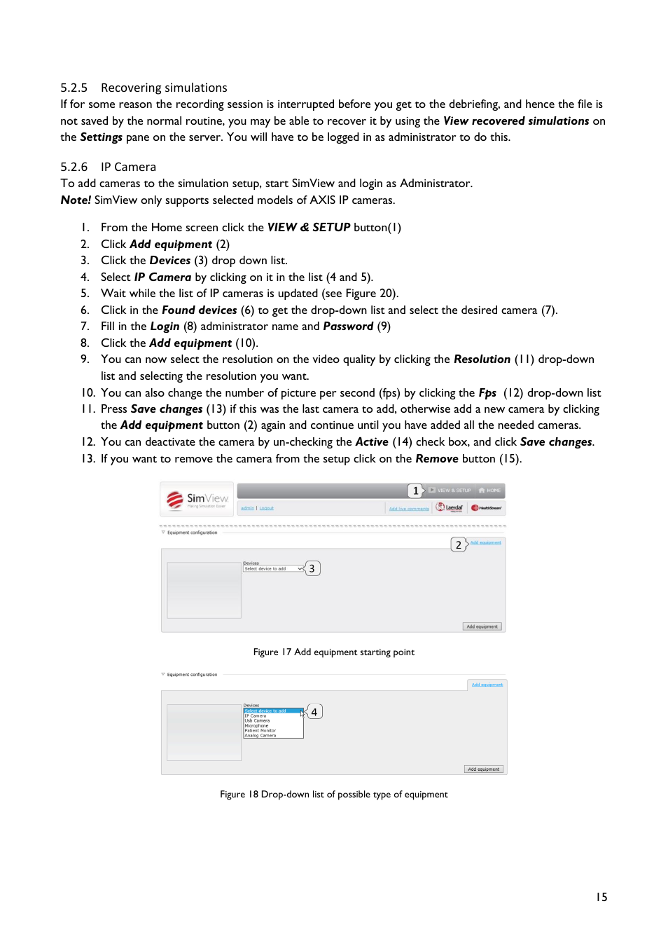 Laerdal SimView User Manual | Page 15 / 48