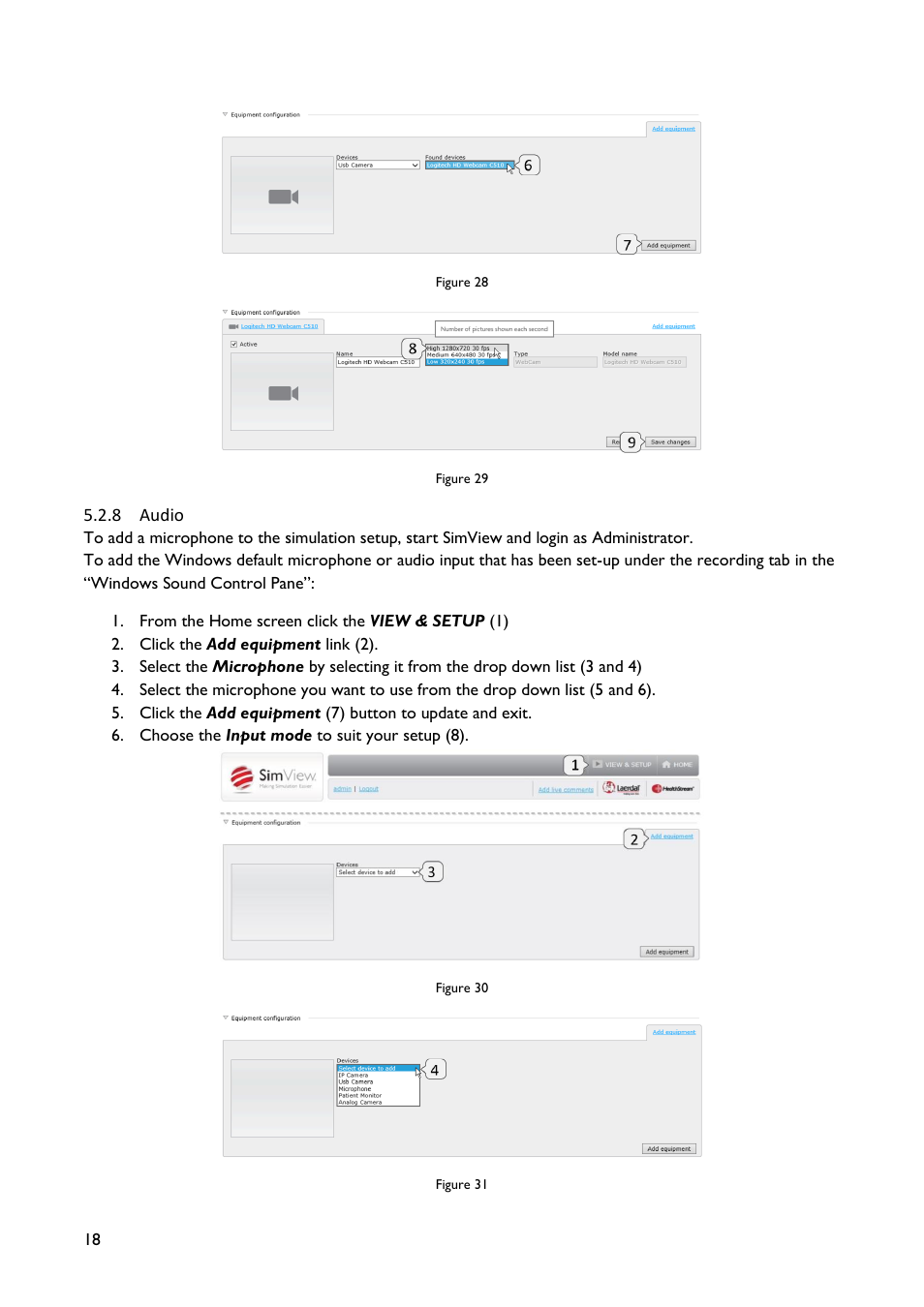 Laerdal SimView User Manual | Page 18 / 48