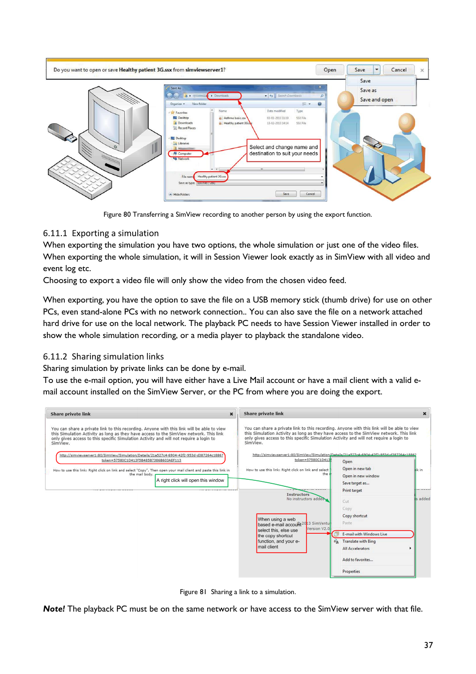 Laerdal SimView User Manual | Page 37 / 48