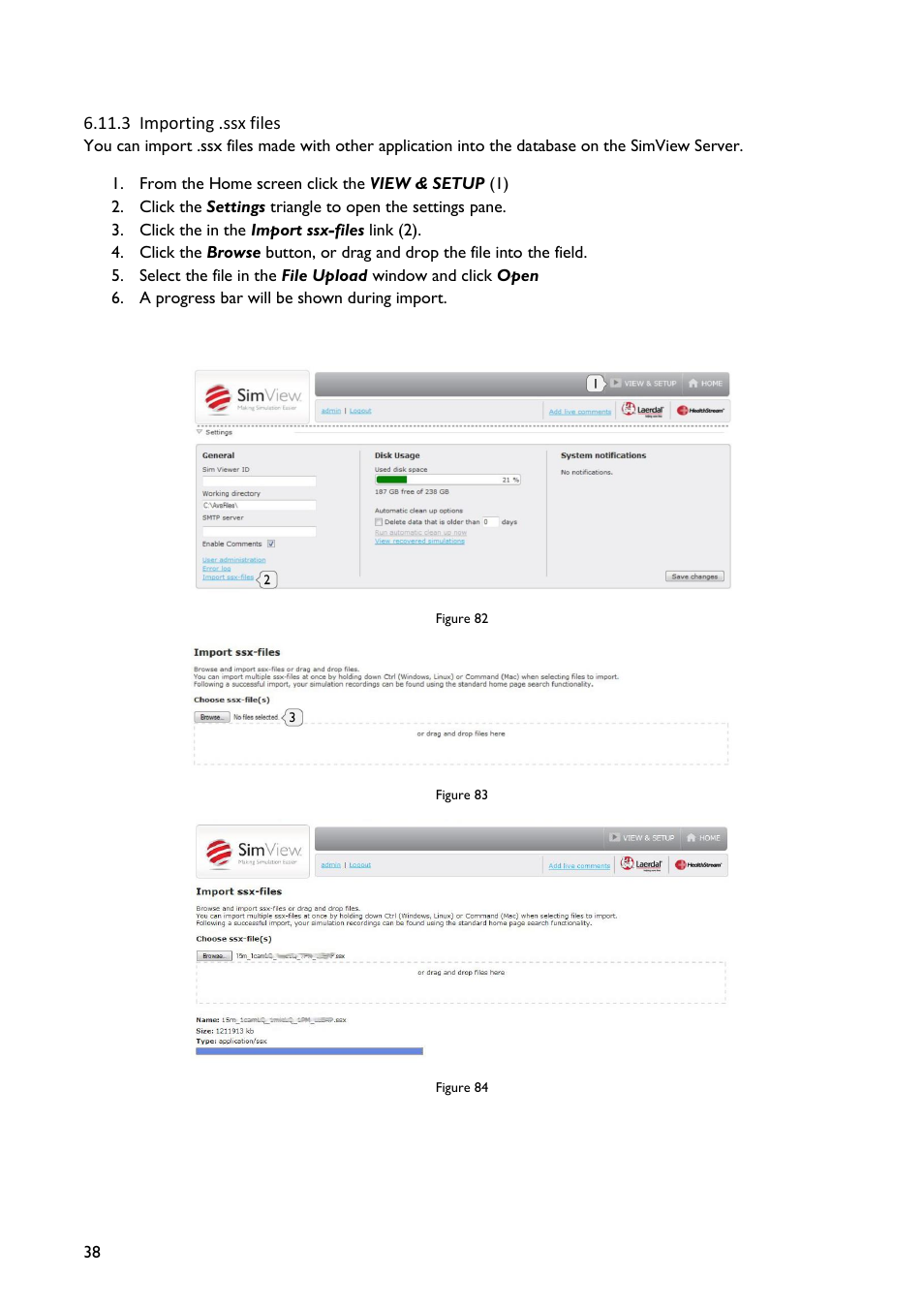 Laerdal SimView User Manual | Page 38 / 48