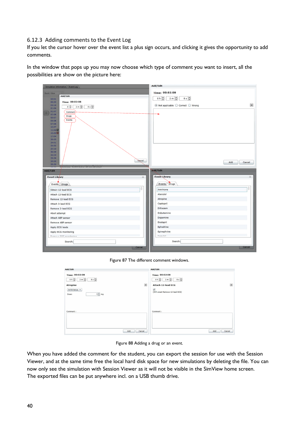 Laerdal SimView User Manual | Page 40 / 48