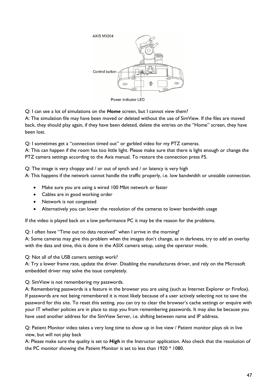 Laerdal SimView User Manual | Page 47 / 48
