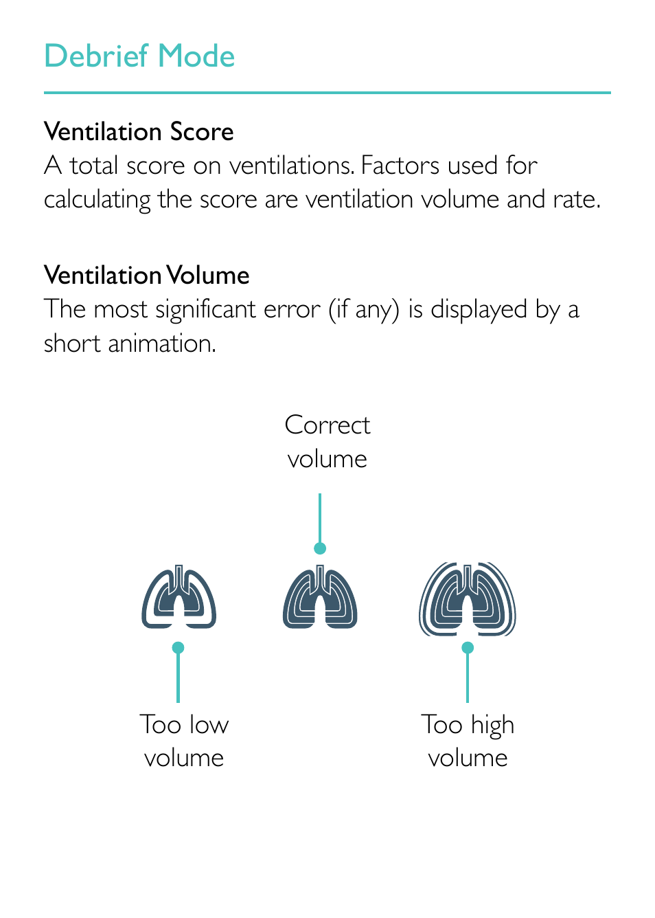 Debrief mode | Laerdal SkillGuide User Manual | Page 14 / 19