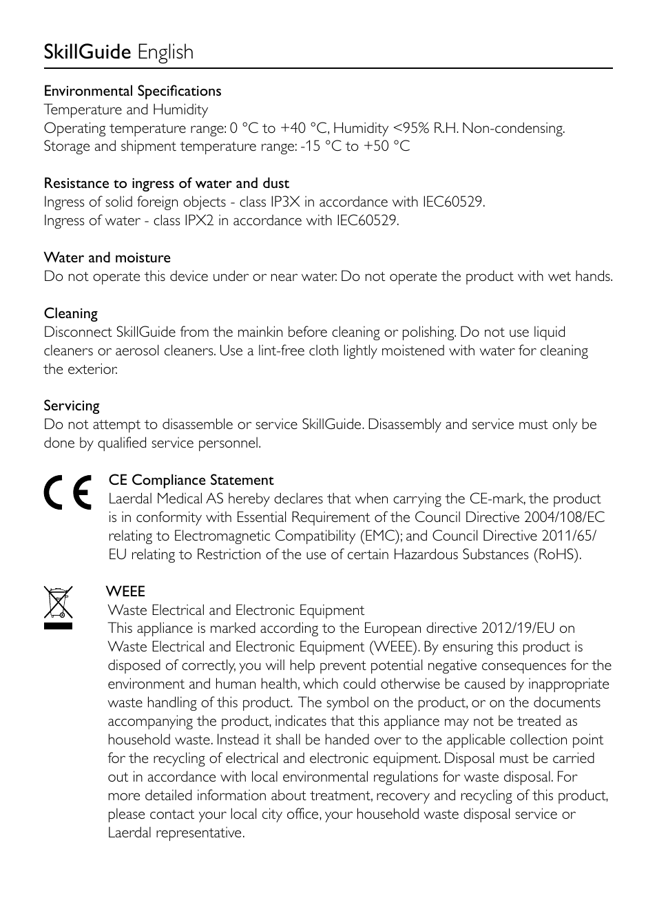Skillguide english | Laerdal SkillGuide User Manual | Page 17 / 19