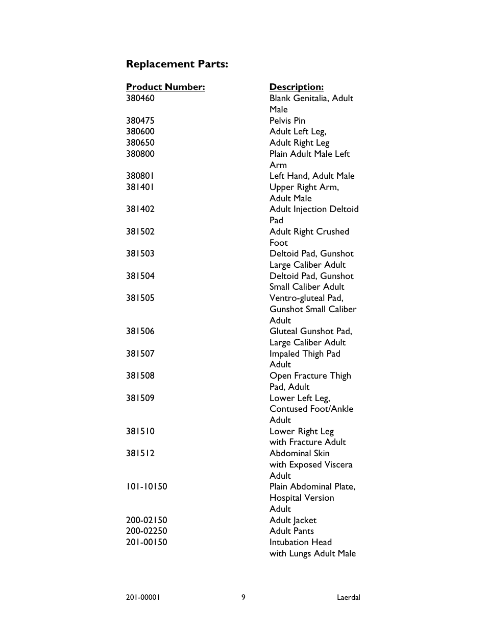 Laerdal Ultimate Hurt User Manual | Page 9 / 12