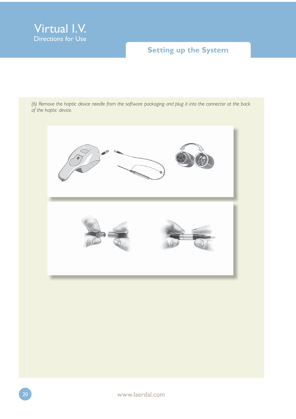 Virtual i.v | Laerdal Virtual IV User Manual | Page 20 / 103