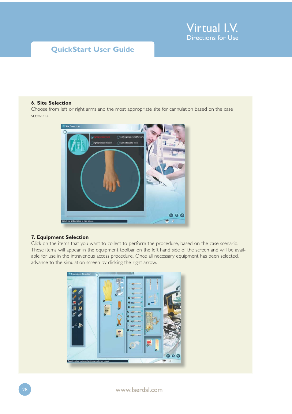 Virtual i.v | Laerdal Virtual IV User Manual | Page 28 / 103