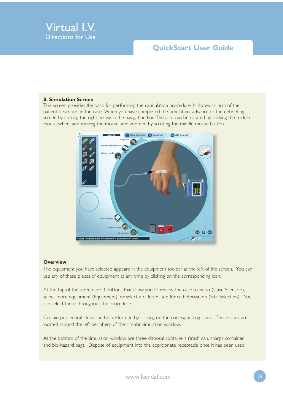 Virtual i.v | Laerdal Virtual IV User Manual | Page 29 / 103