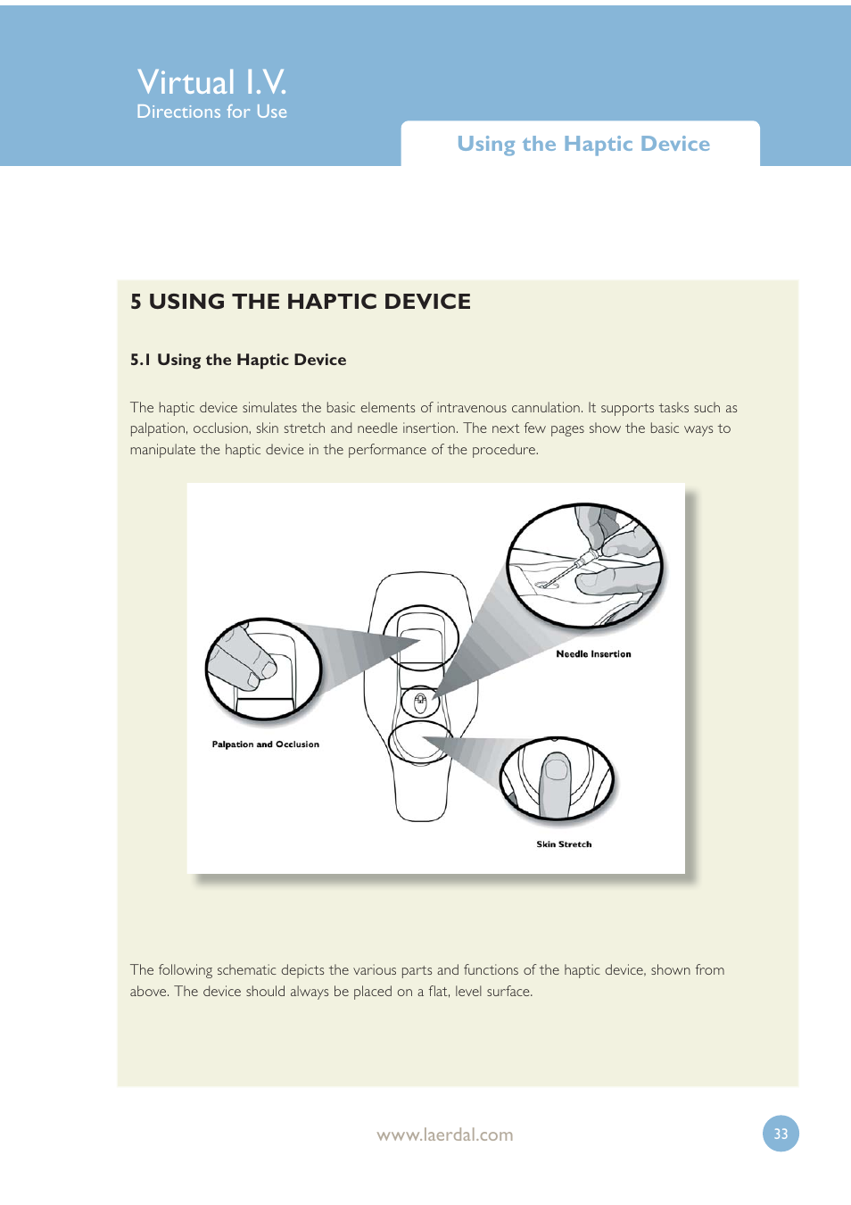 Virtual i.v | Laerdal Virtual IV User Manual | Page 33 / 103