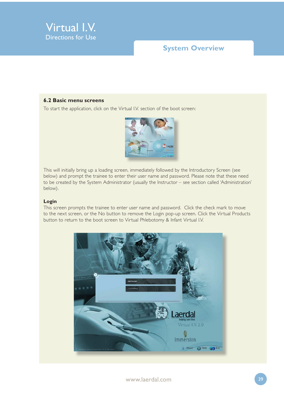 Virtual i.v | Laerdal Virtual IV User Manual | Page 39 / 103