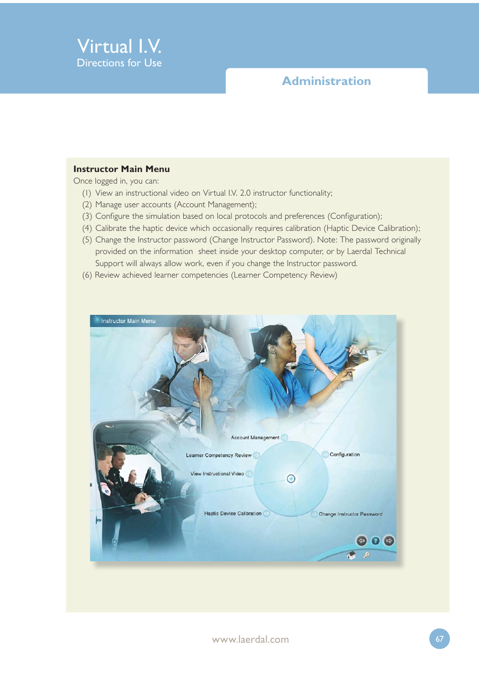 Virtual i.v | Laerdal Virtual IV User Manual | Page 67 / 103