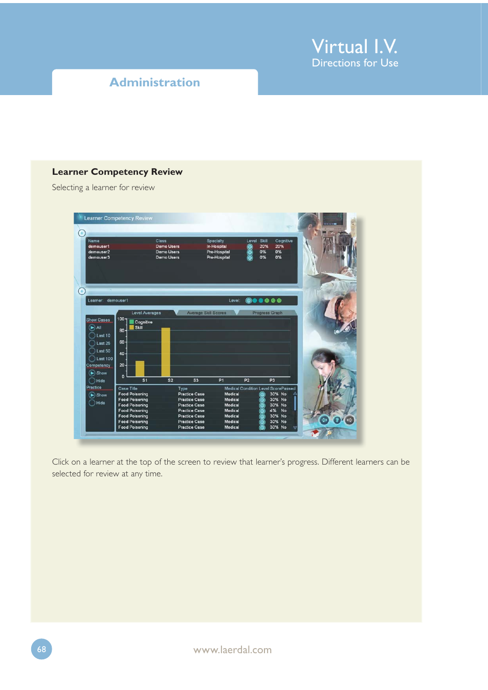 Virtual i.v | Laerdal Virtual IV User Manual | Page 68 / 103