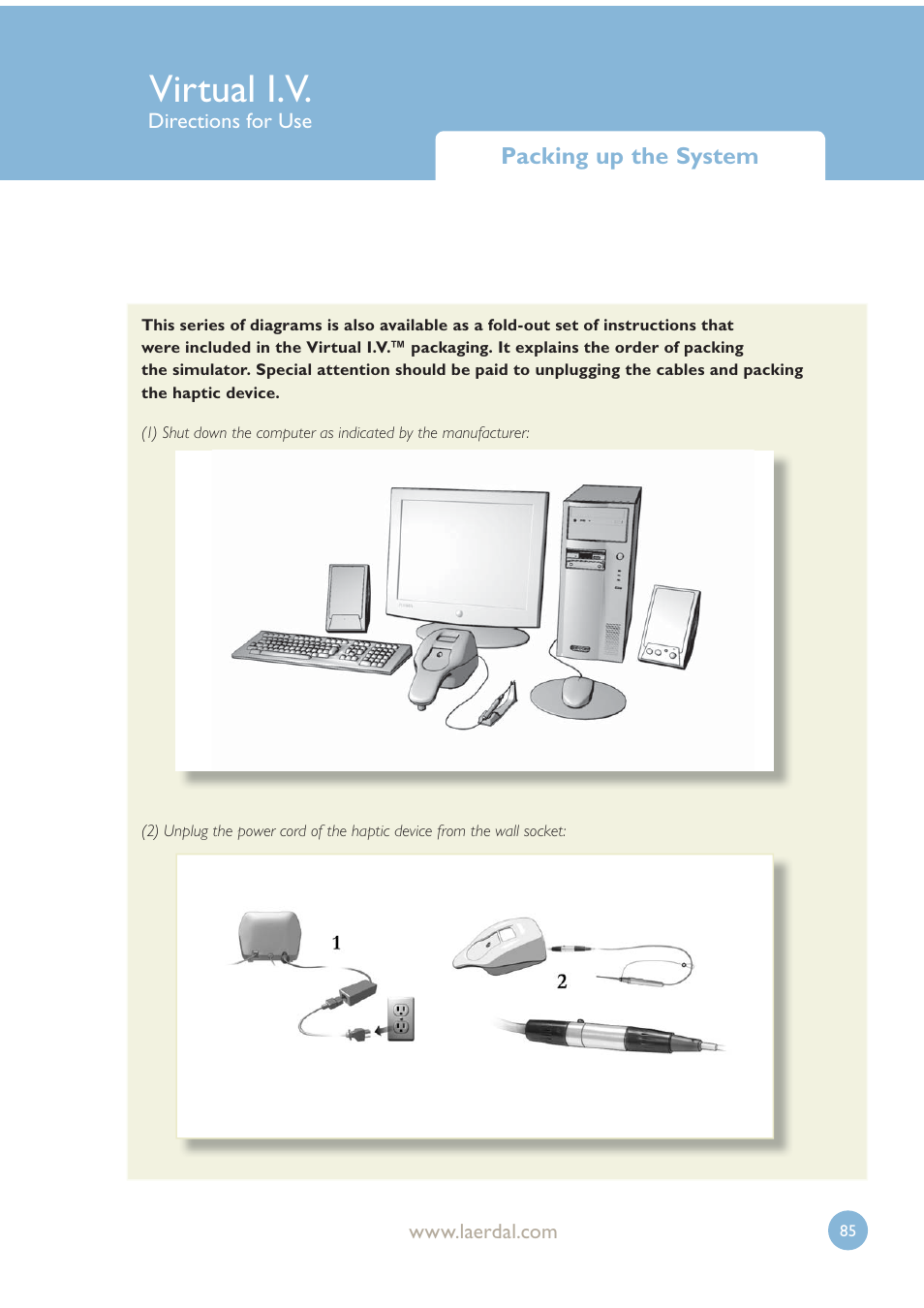 Virtual i.v | Laerdal Virtual IV User Manual | Page 85 / 103