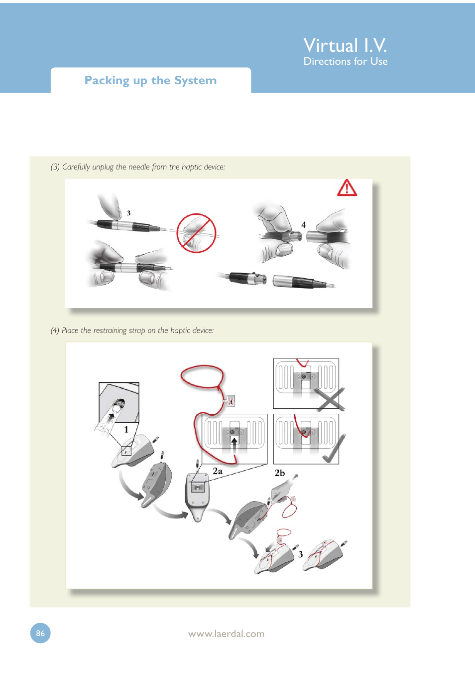 Virtual i.v | Laerdal Virtual IV User Manual | Page 86 / 103