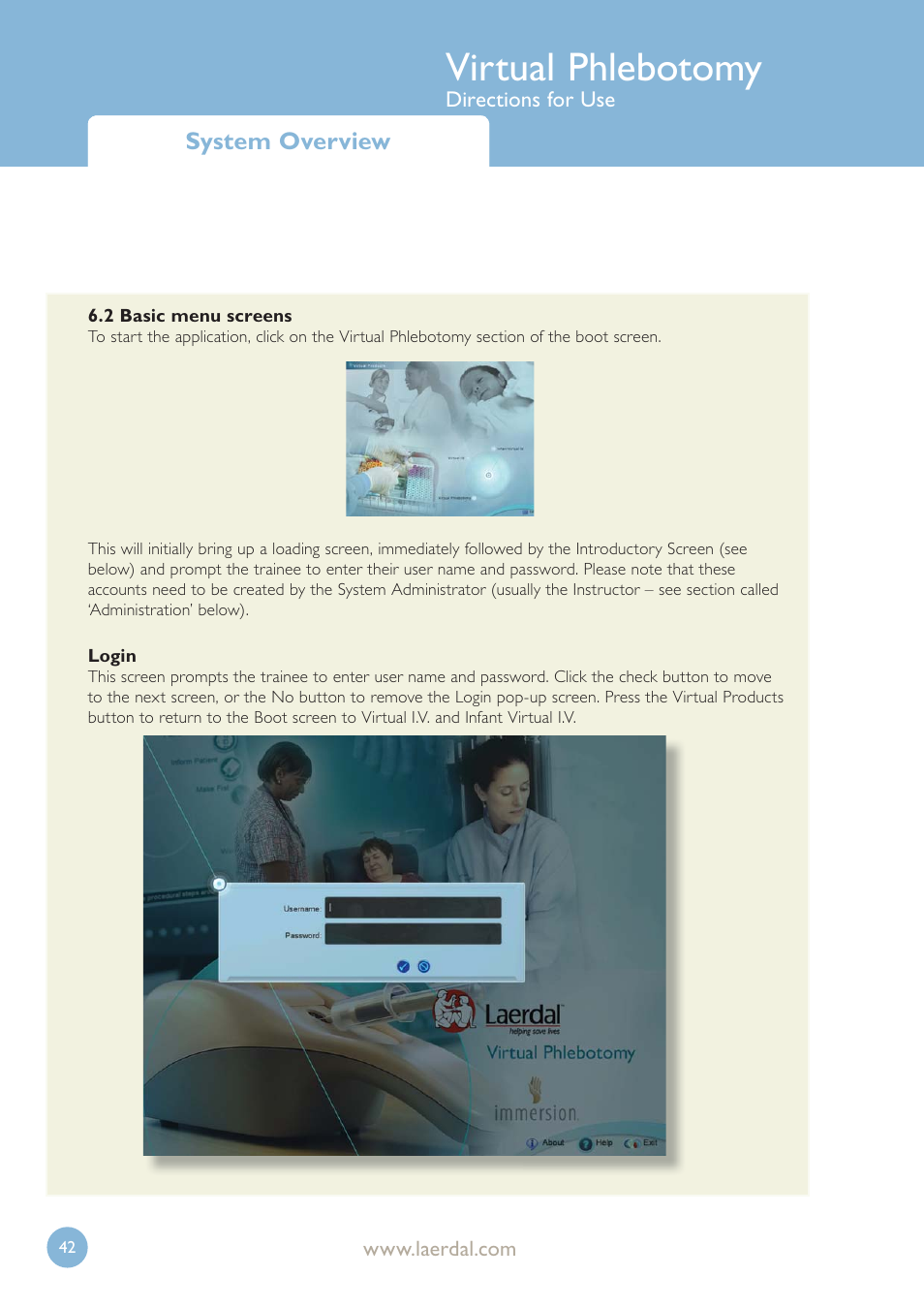 Virtual phlebotomy | Laerdal Virtual Phlebotomy User Manual | Page 42 / 100