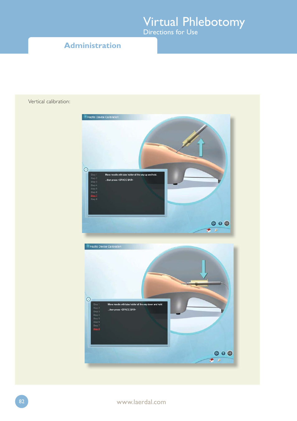 Virtual phlebotomy | Laerdal Virtual Phlebotomy User Manual | Page 82 / 100