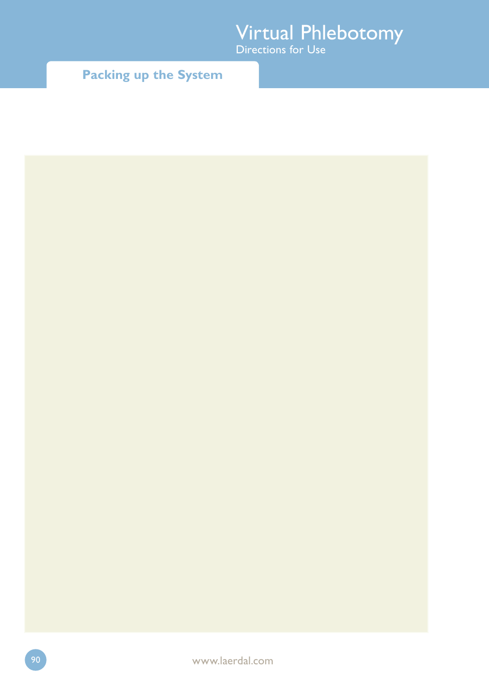 Virtual phlebotomy | Laerdal Virtual Phlebotomy User Manual | Page 90 / 100