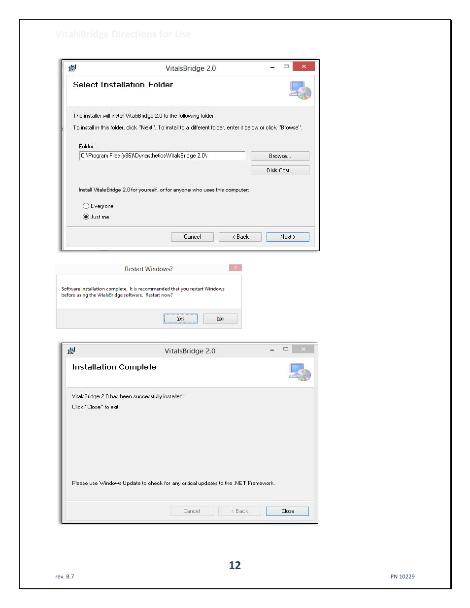 Vitalsbridge directions for use | Laerdal VitalsBridge User Manual | Page 13 / 39