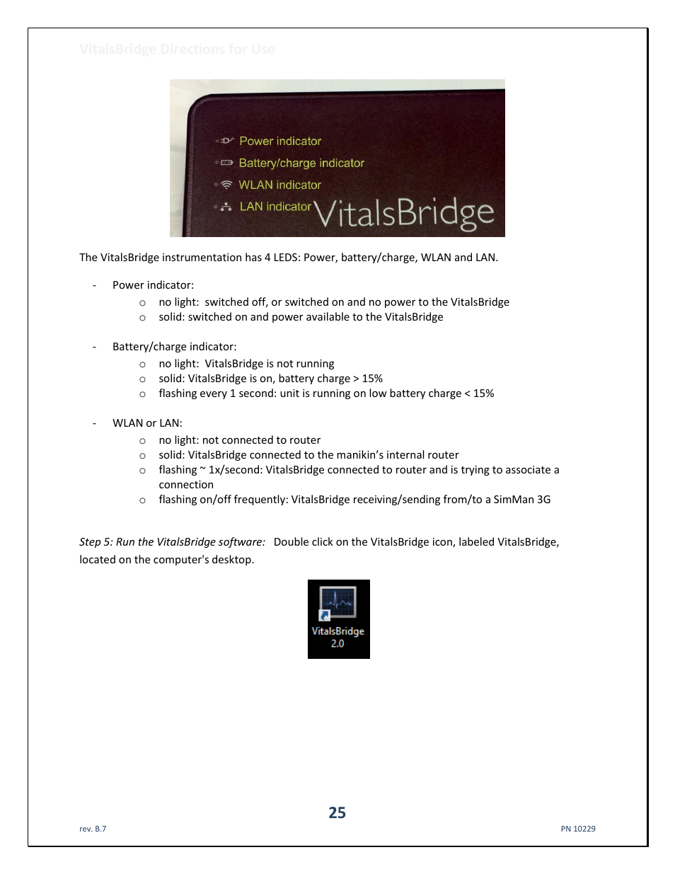 Vitalsbridge directions for use | Laerdal VitalsBridge User Manual | Page 26 / 39