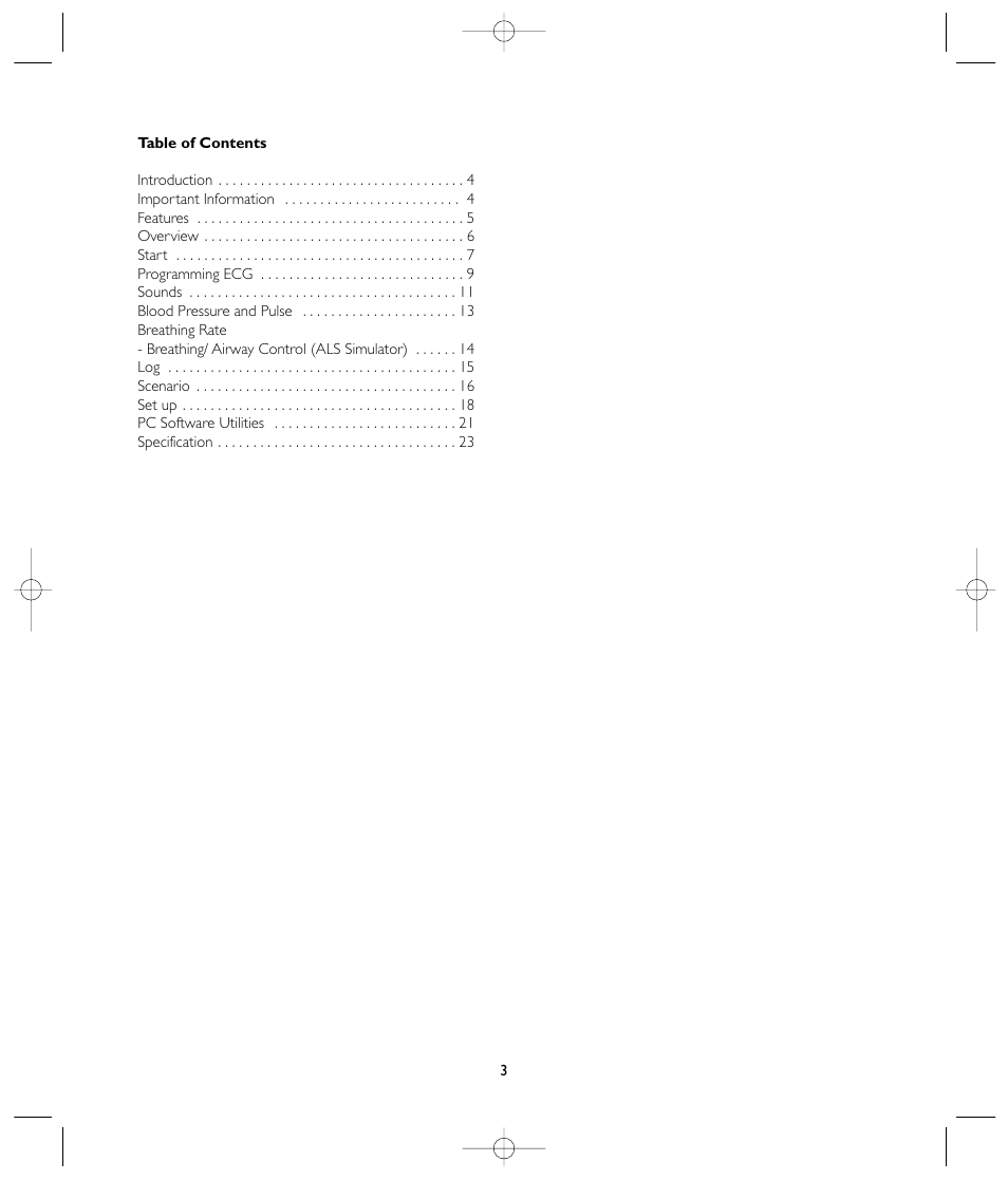 Laerdal VitalSim User Manual | Page 3 / 100