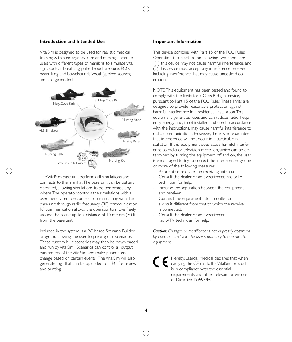 Laerdal VitalSim User Manual | Page 4 / 100