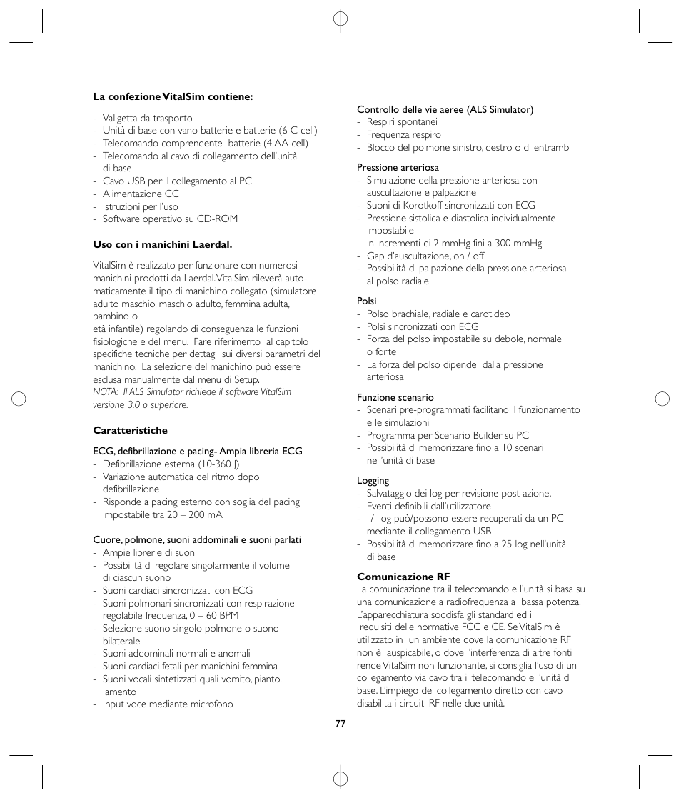 Laerdal VitalSim User Manual | Page 77 / 100