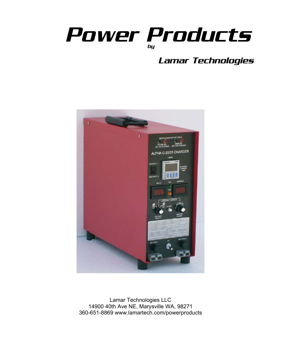 Lamar Technologies Alpha C-25 User Manual | 24 pages