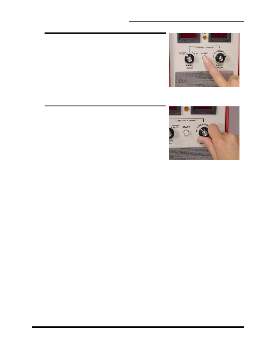 H. push start button, For constant-potential charging | Lamar Technologies Alpha C-25 User Manual | Page 13 / 24