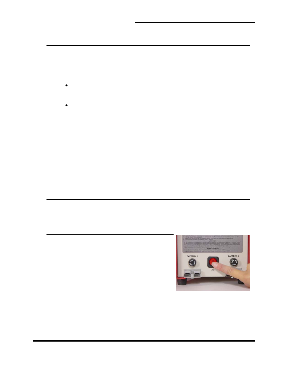 J. wait for the charge to automatically complete, K. update battery records, L. switch ac power off | Lamar Technologies Alpha C-25 User Manual | Page 14 / 24