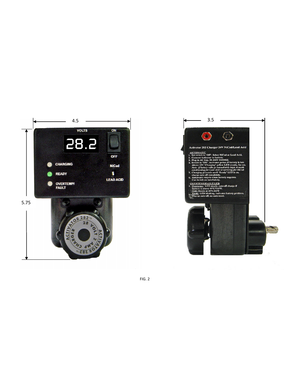 Dimensions | Lamar Technologies Activator 282 User Manual | Page 4 / 20