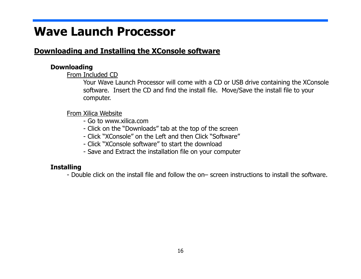 Wave launch processor | Legacy Audio AERIS User Manual | Page 16 / 29