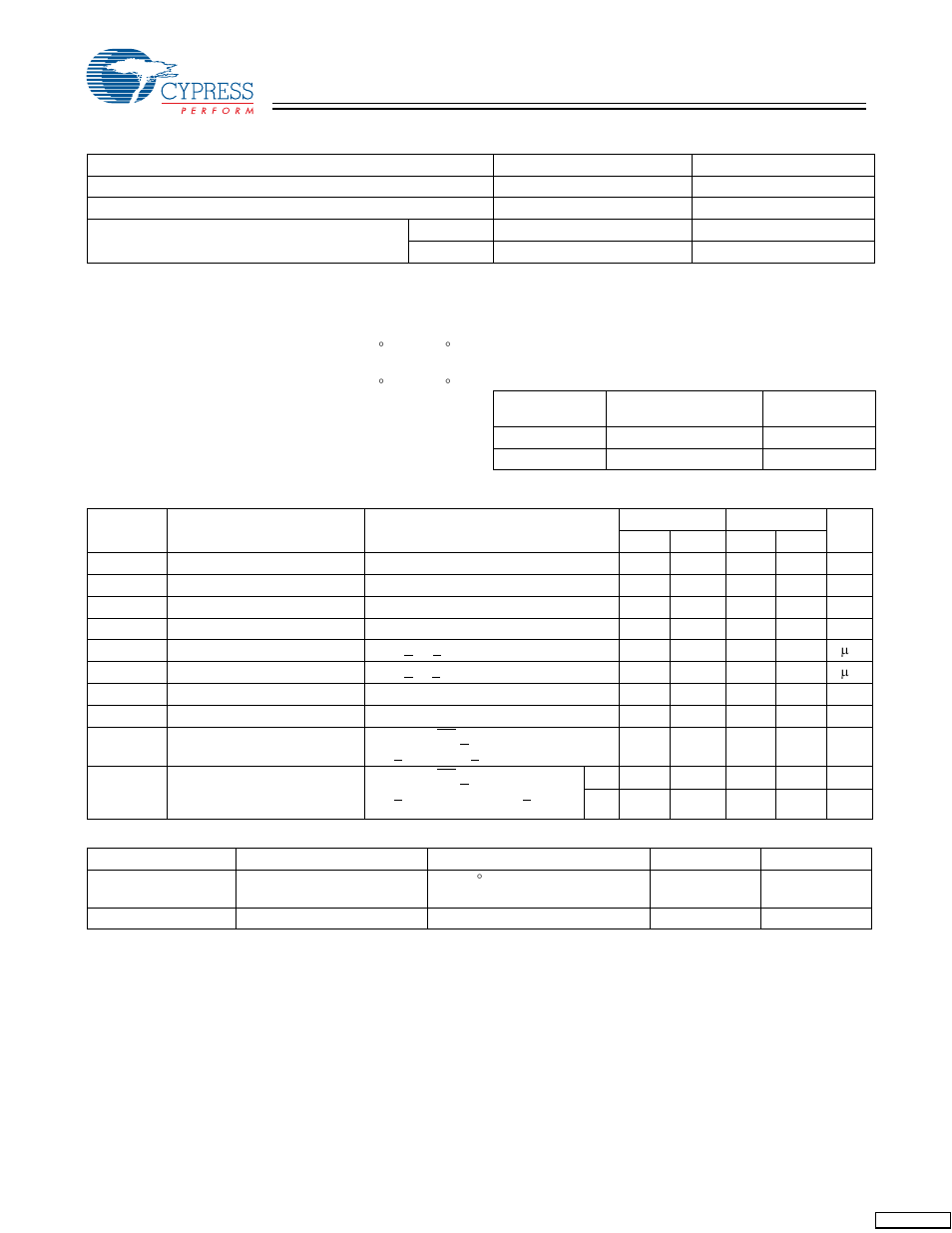 Maximum ratings, Selection guide, Electrical characteristics | Capacitance | Cypress CY7C1020BN User Manual | Page 2 / 8