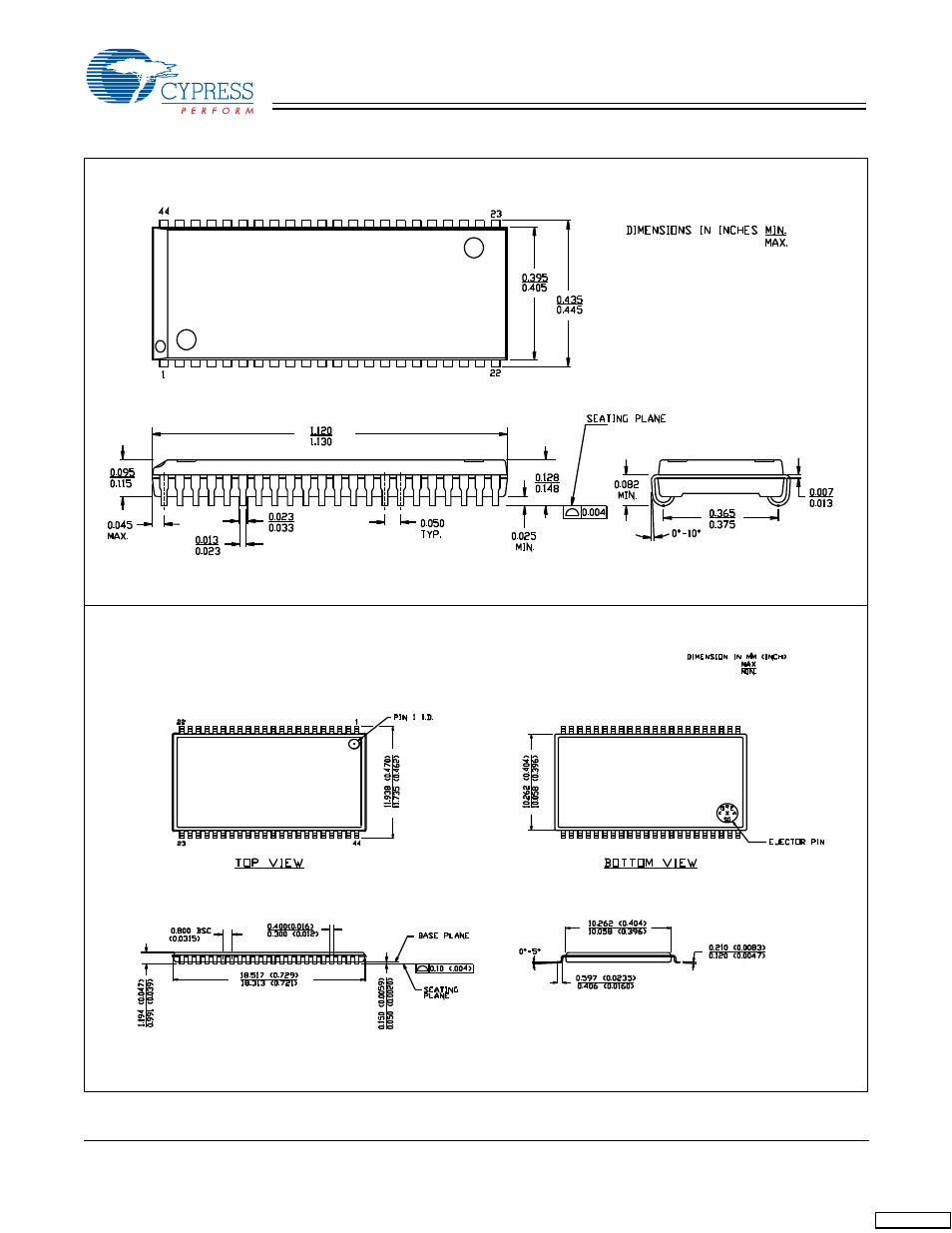 Cypress CY7C1020BN User Manual | Page 7 / 8