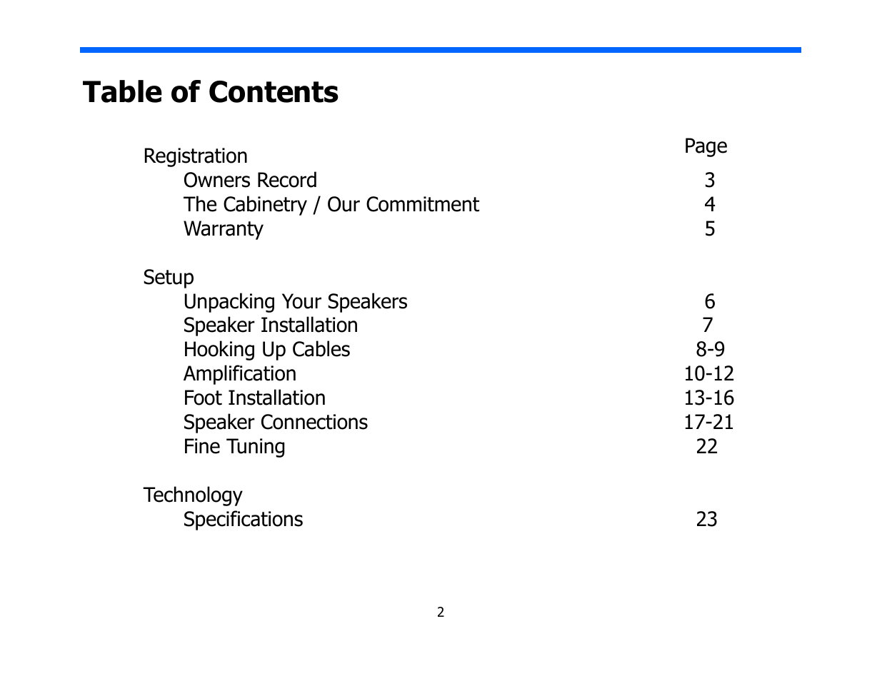 Legacy Audio Focus HD User Manual | Page 2 / 25