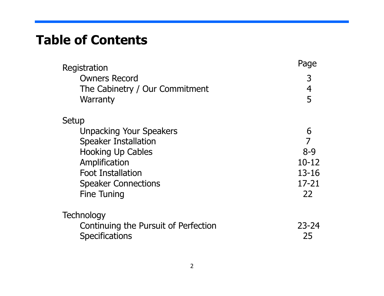 Legacy Audio Focus SE User Manual | Page 2 / 28