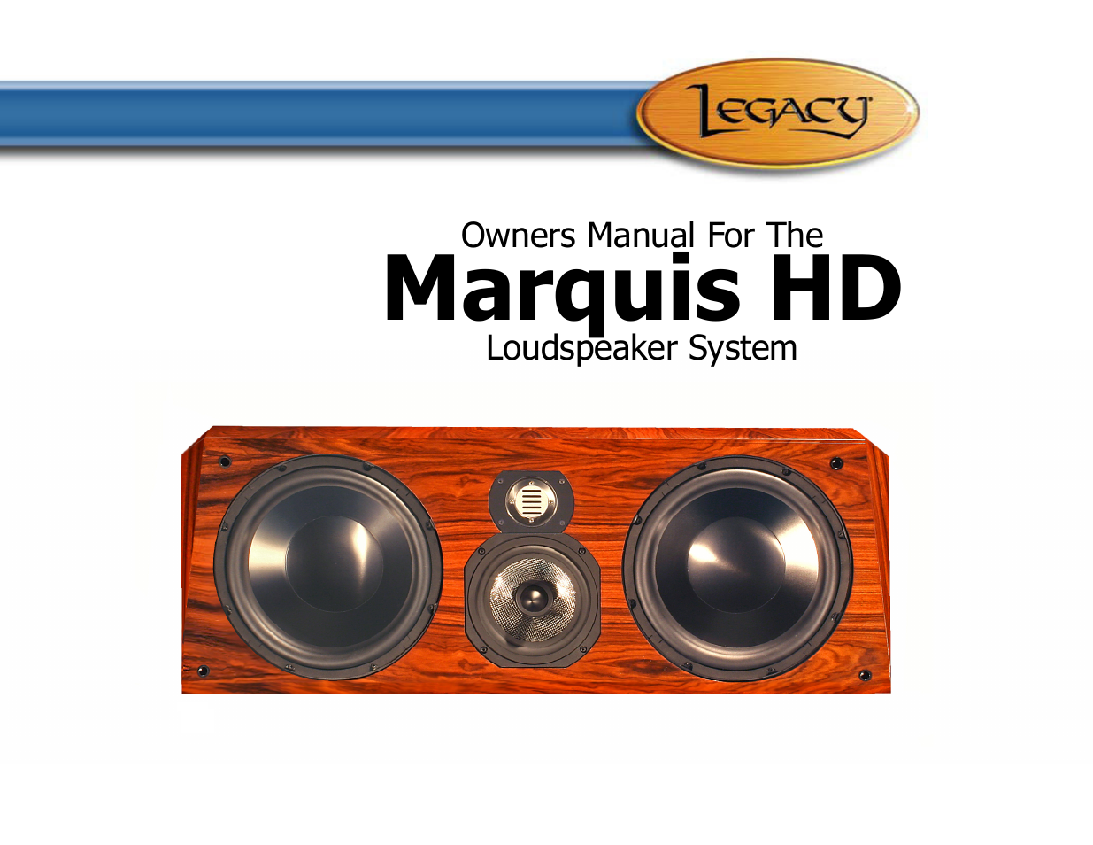 Legacy Audio Marquis HD User Manual | 17 pages