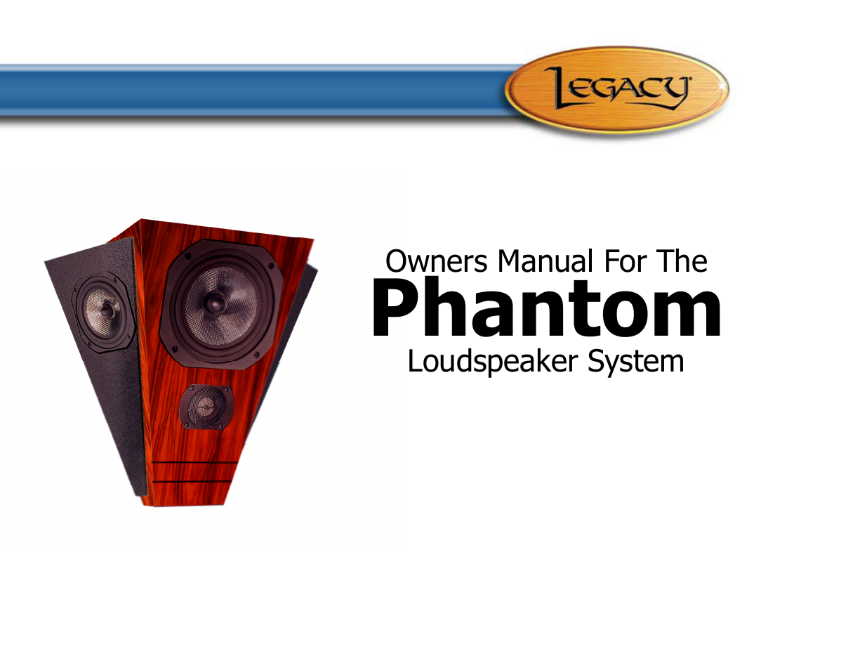 Legacy Audio Phantom HD User Manual | 20 pages