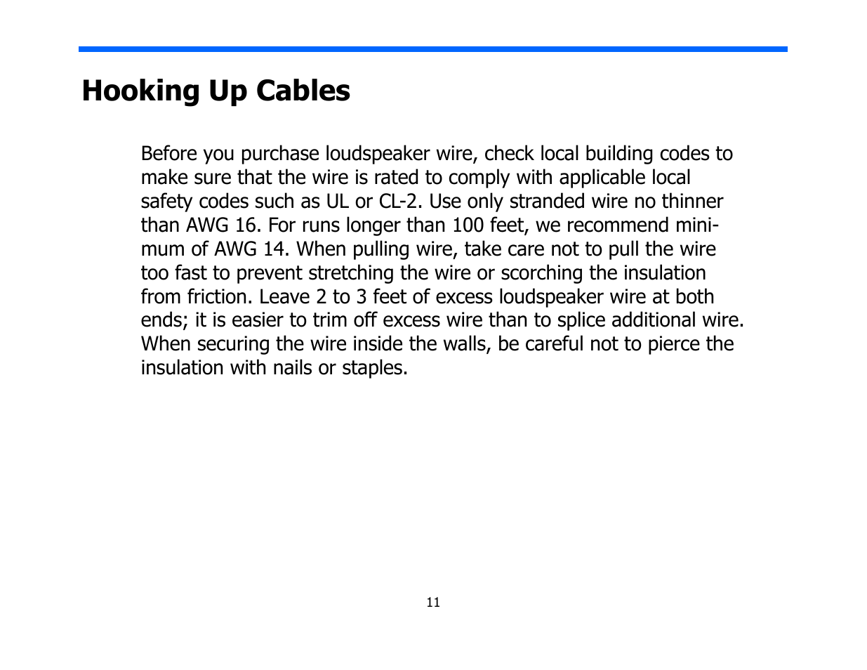 Hooking up cables | Legacy Audio Phantom HD User Manual | Page 11 / 20
