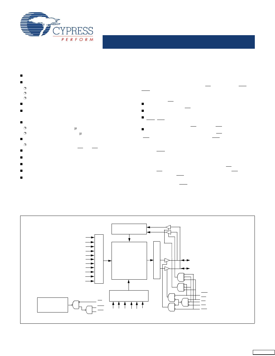 Cypress CY62137FV30 User Manual | 12 pages