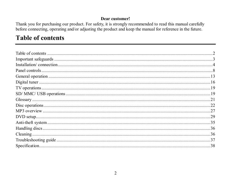 Hyundai H-CMD4002 User Manual | Page 2 / 79