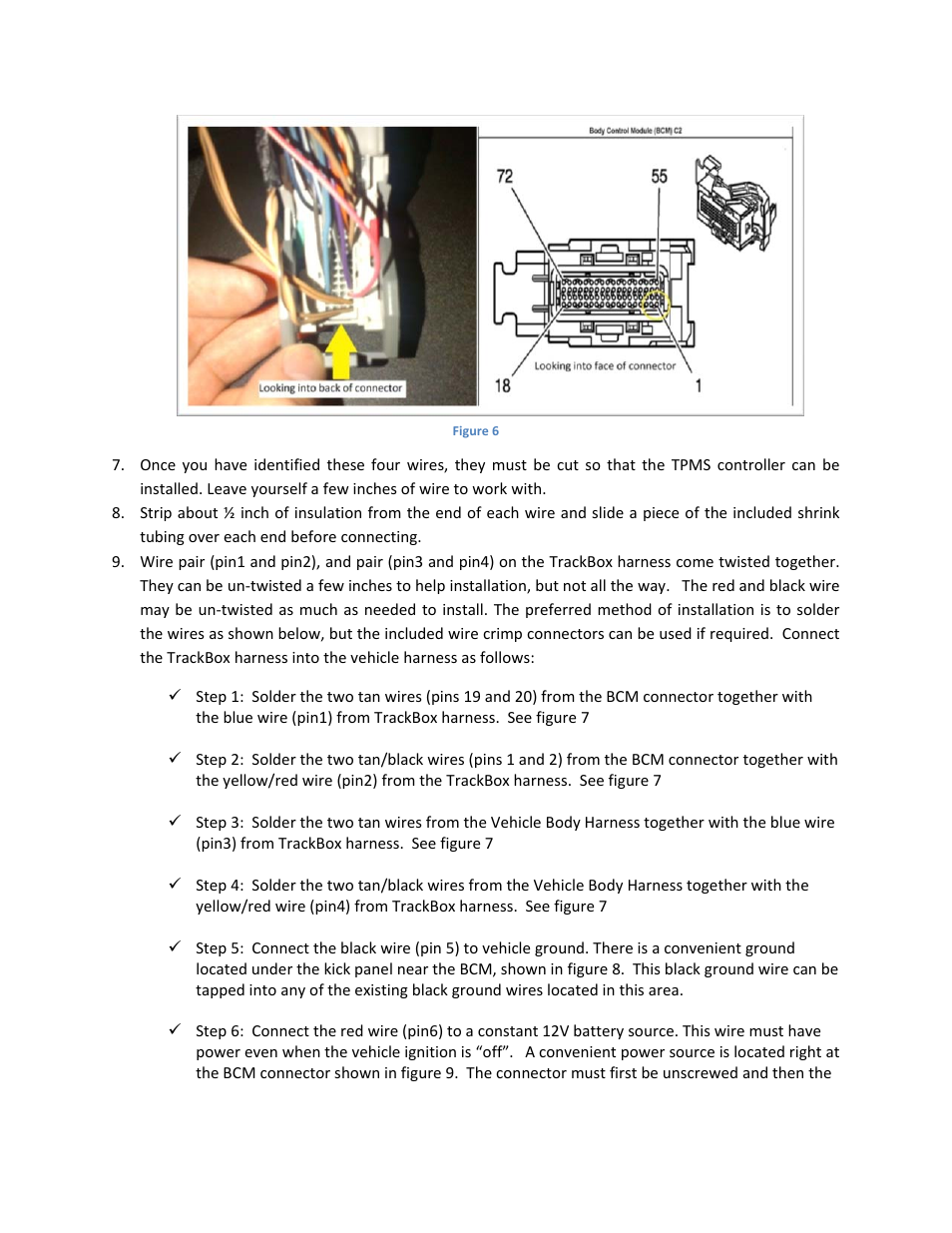 LG Motorsports Track Box for C6, New Design User Manual | Page 7 / 12