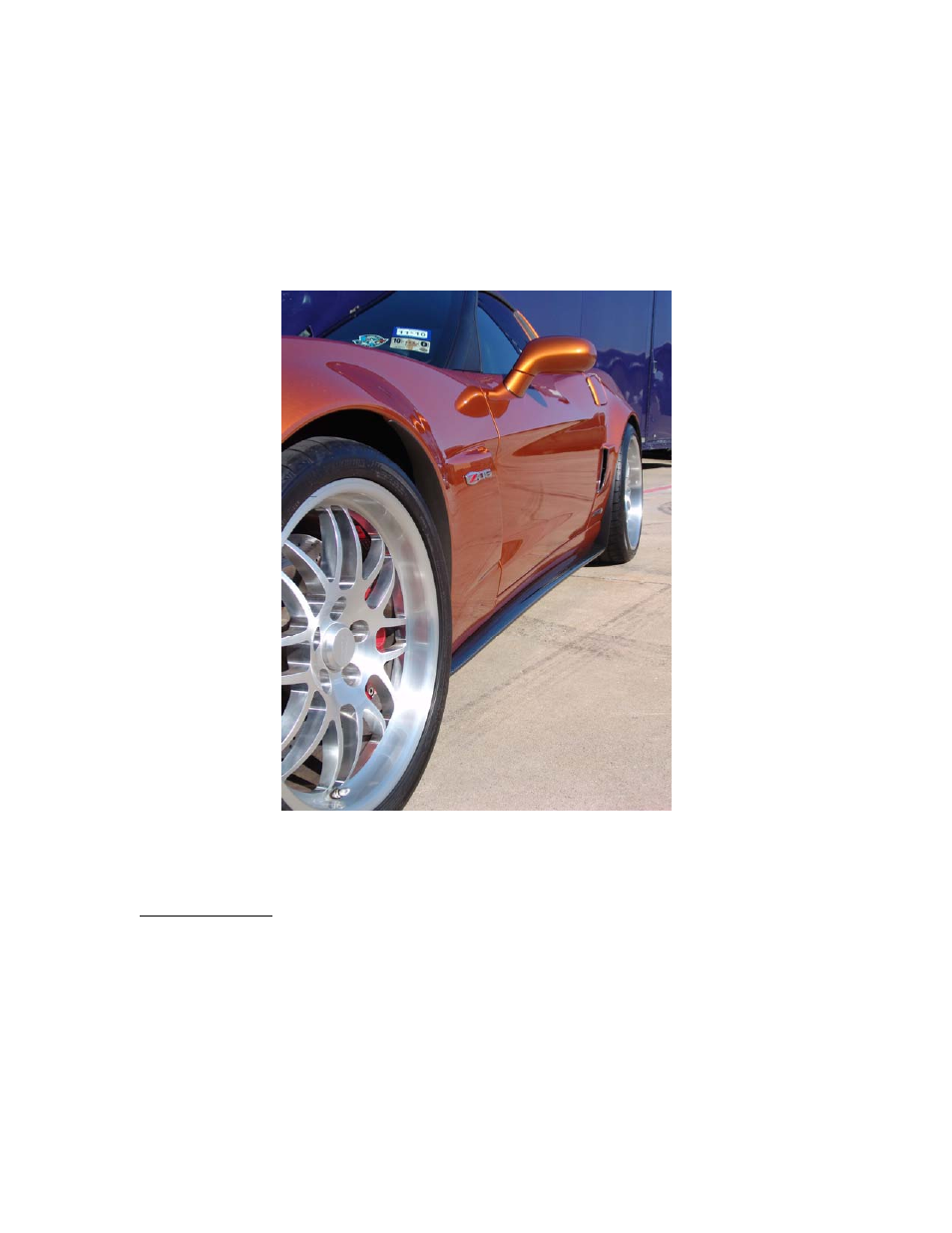 LG Motorsports LG C6 Carbon Side Skirts User Manual | 6 pages