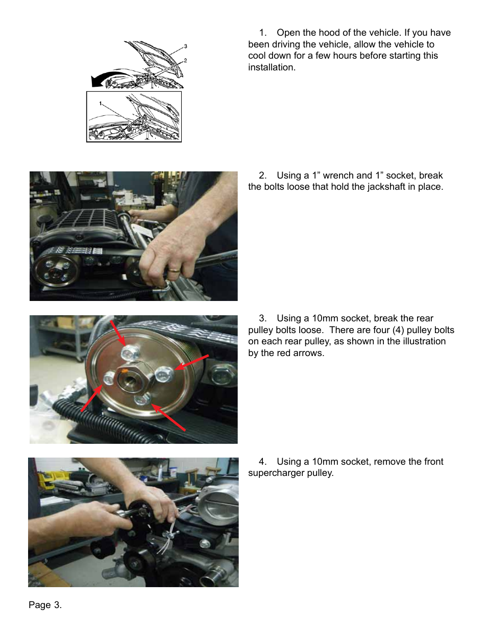 Lingenfelter L220160000 L220280000 Lingenfelter Magnuson Rear Jackshaft Bracket Kit v1.1 User Manual | Page 4 / 13
