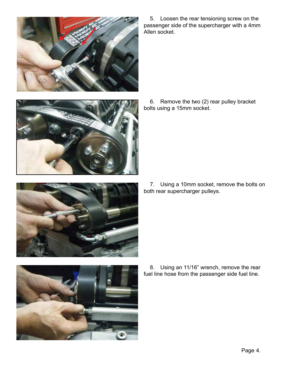 Lingenfelter L220160000 L220280000 Lingenfelter Magnuson Rear Jackshaft Bracket Kit v1.1 User Manual | Page 5 / 13