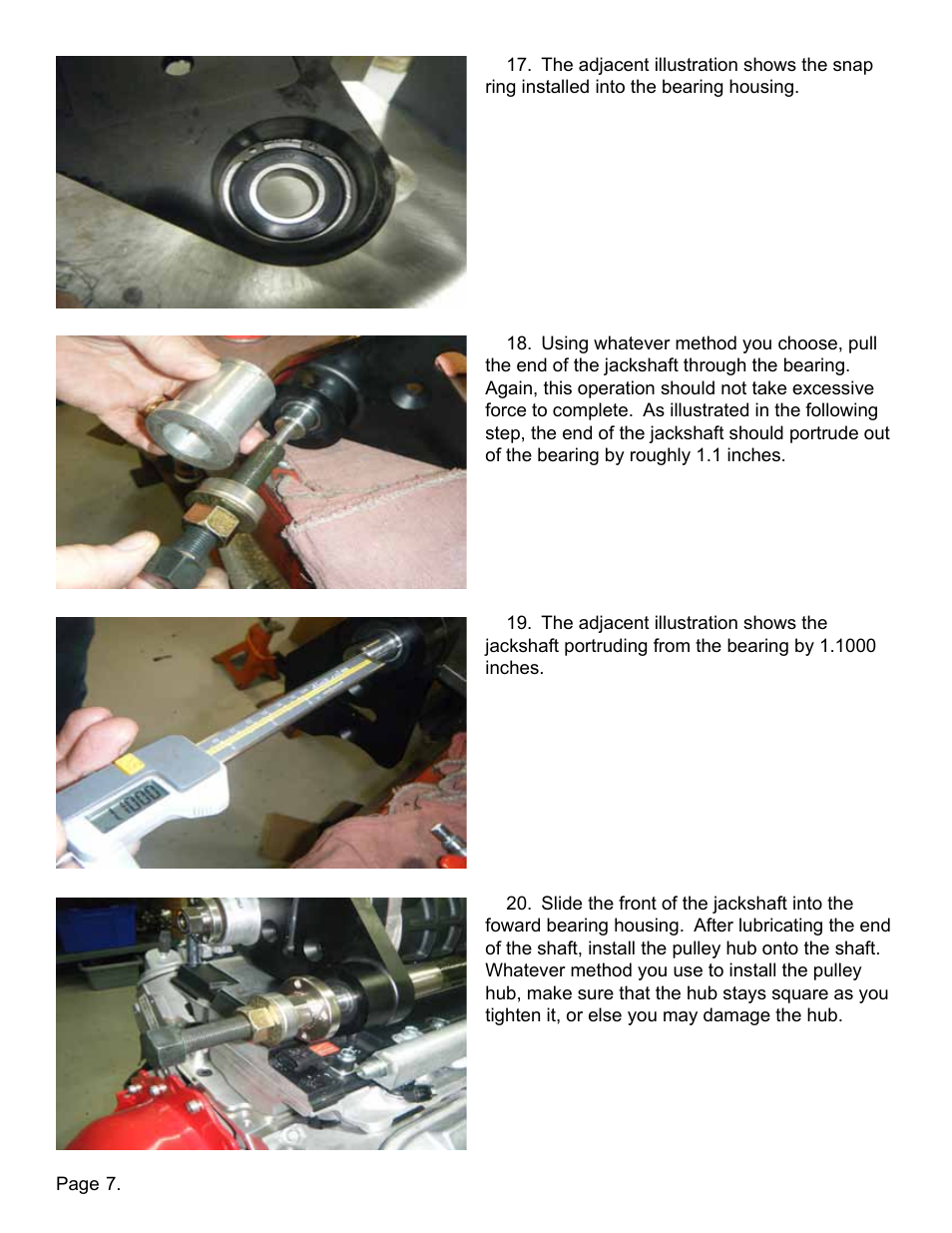 Lingenfelter L220160000 L220280000 Lingenfelter Magnuson Rear Jackshaft Bracket Kit v1.1 User Manual | Page 8 / 13