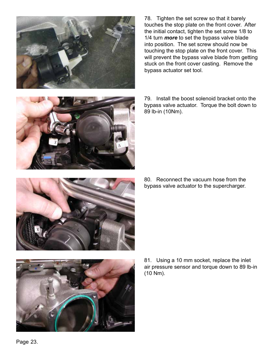 Lingenfelter L250070709 Lingenfelter CTS-V LSA Supercharger Pulley 2009-2012 v1.9 User Manual | Page 24 / 31