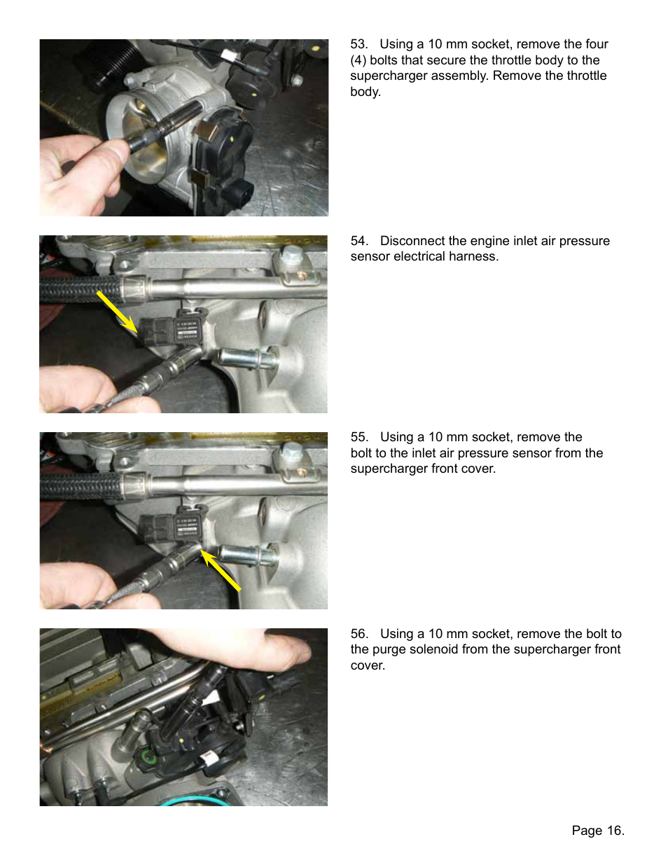Lingenfelter L250110309 Lingenfelter C6 ZR1 Corvette Supercharger Front Cover 2009-13 v2.2 User Manual | Page 17 / 39