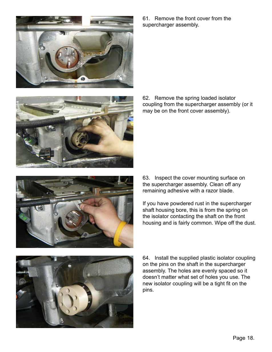 Lingenfelter L250110309 Lingenfelter C6 ZR1 Corvette Supercharger Front Cover 2009-13 v2.2 User Manual | Page 19 / 39